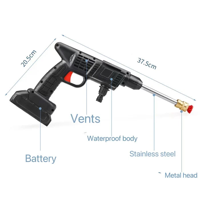 🔥 Last Day Sale🔥Cordless  High Pressure  Water Spray Gun with (DOUBLE BATTRY)